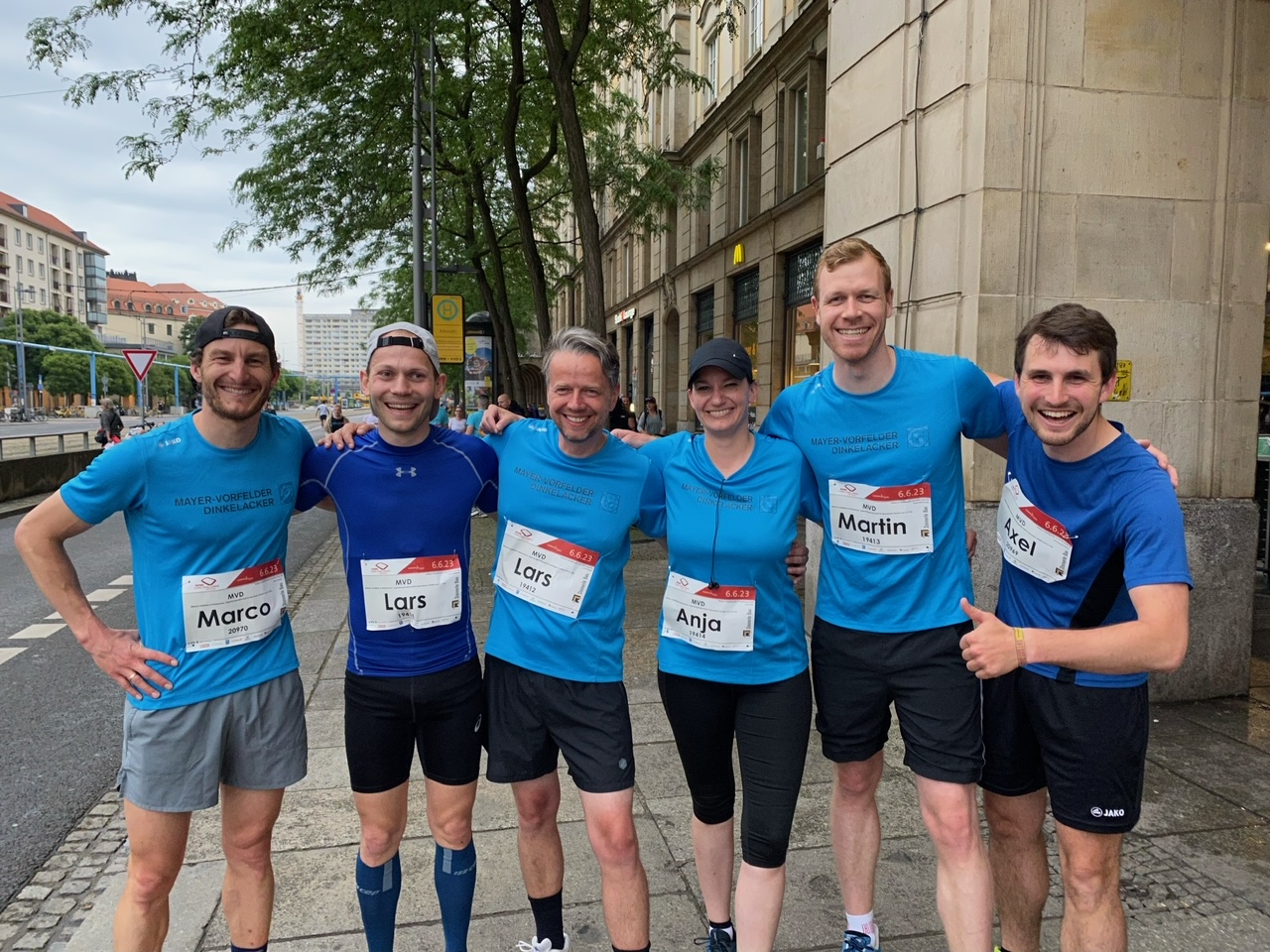 06.06.2023 startete das Team von MVD-Dresden bei der 14. Auflage der REWE Team Challenge.