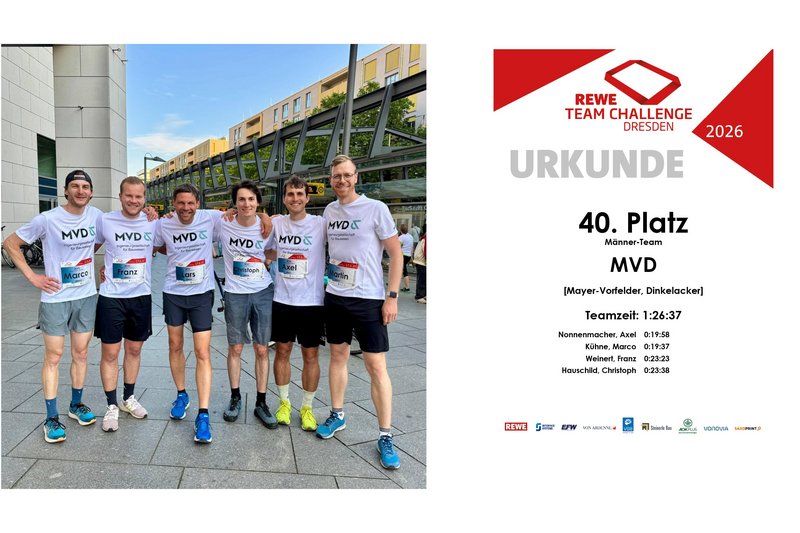MVD in Bestform – bei der REWE Team Challenge Dresden